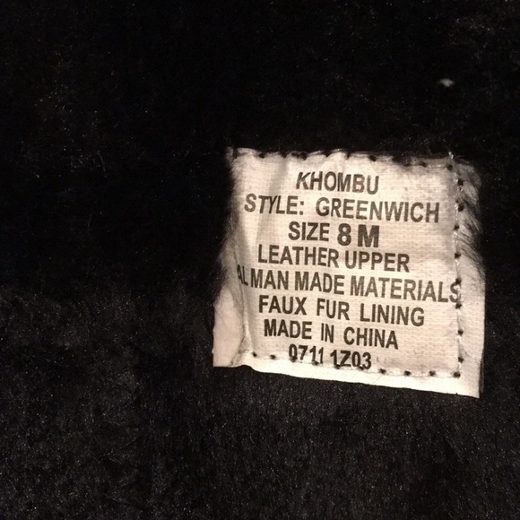 KOHMBU | Greenwich Style Black Leather Suede Tall Wedge Boots - Picture 13 of 14